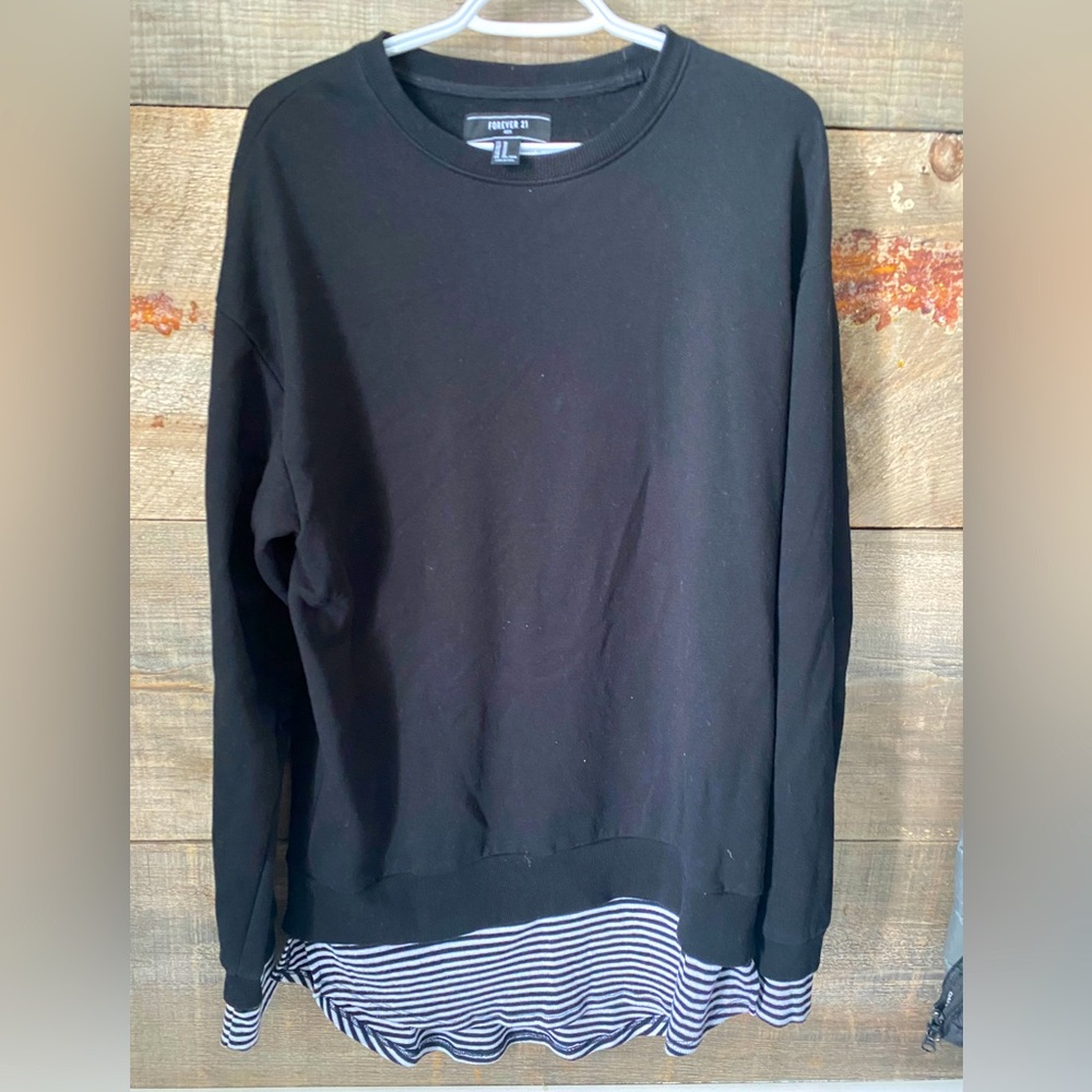 Forever 21 long sleeve layered shirt